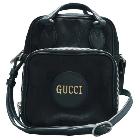 GUCCI Off The Grid Black Cloth Satchel 818-061425 - Picture 1 of 11